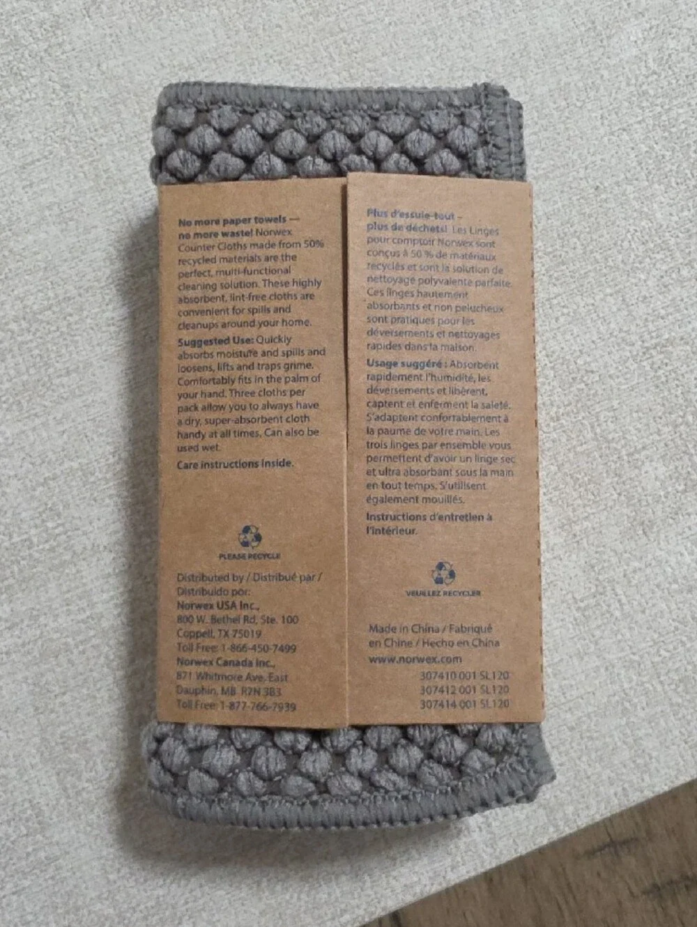 Norwex counter cloths